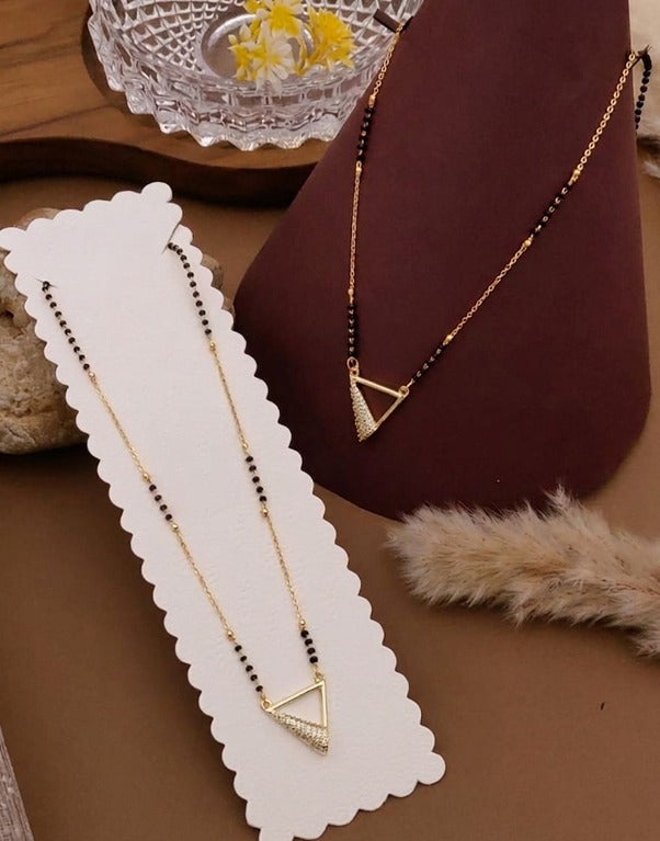 Modern Triangle Mangalsutra