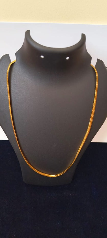 Microgold plated Thick snack chain