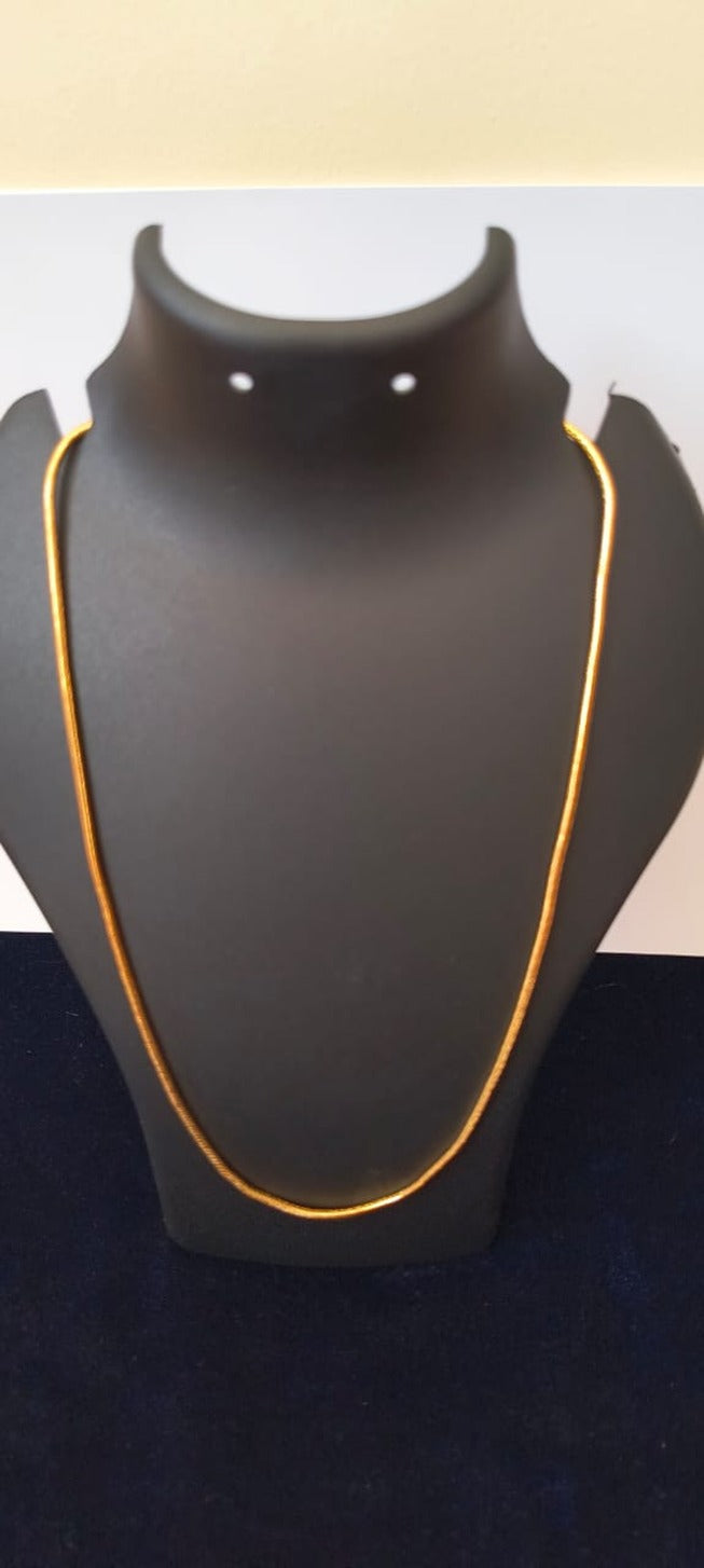 Thin snake chain
