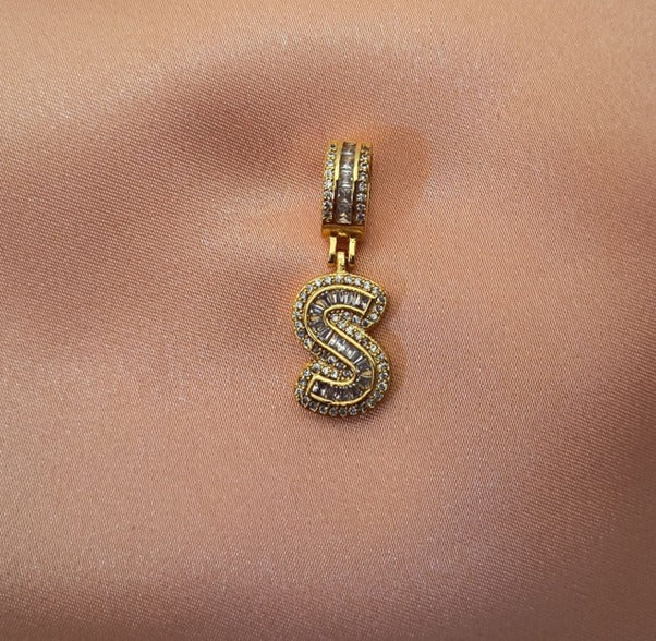 Microgold plated alphabets