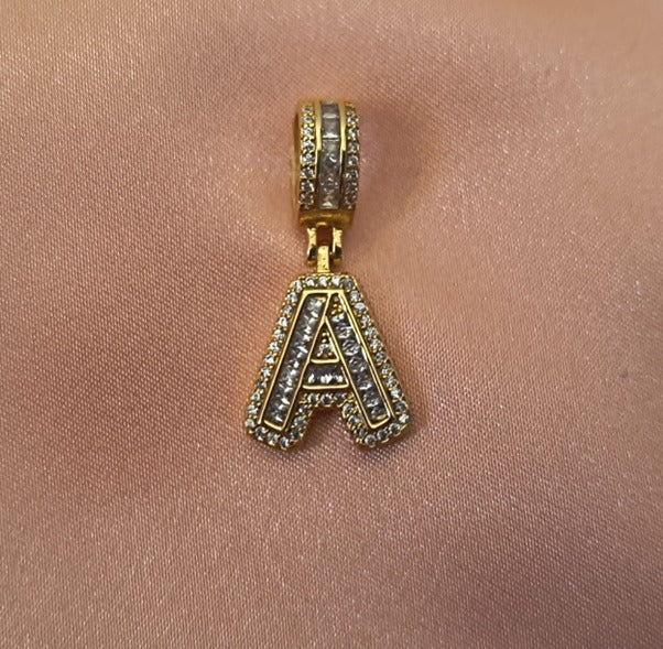 Microgold plated alphabets