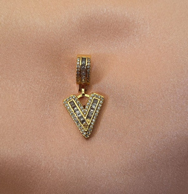 Microgold plated alphabets